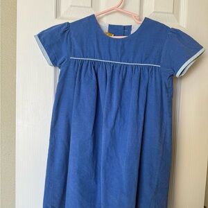 The Beaufort Bonnet Company Blue Corduroy Dress